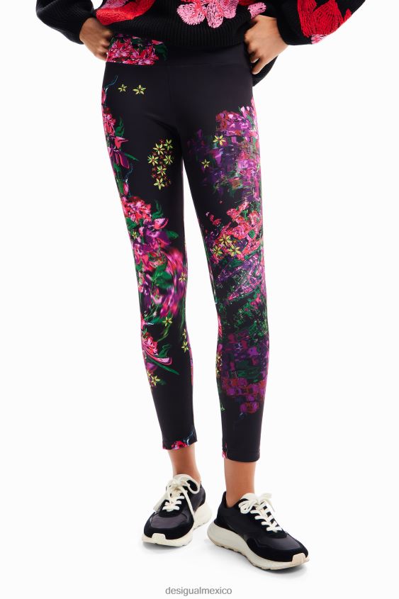 Desigual mujer leggins deportivos florales VZ26R097 ropa