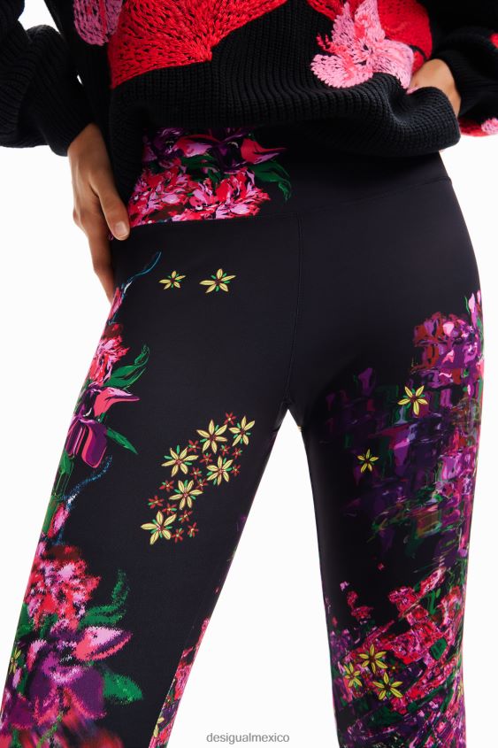 Desigual mujer leggins deportivos florales VZ26R097 ropa