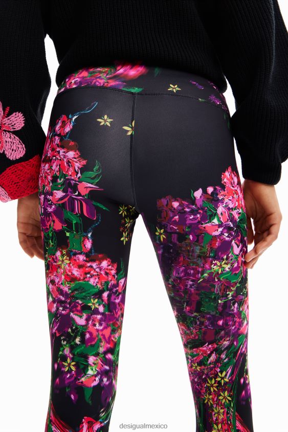 Desigual mujer leggins deportivos florales VZ26R097 ropa