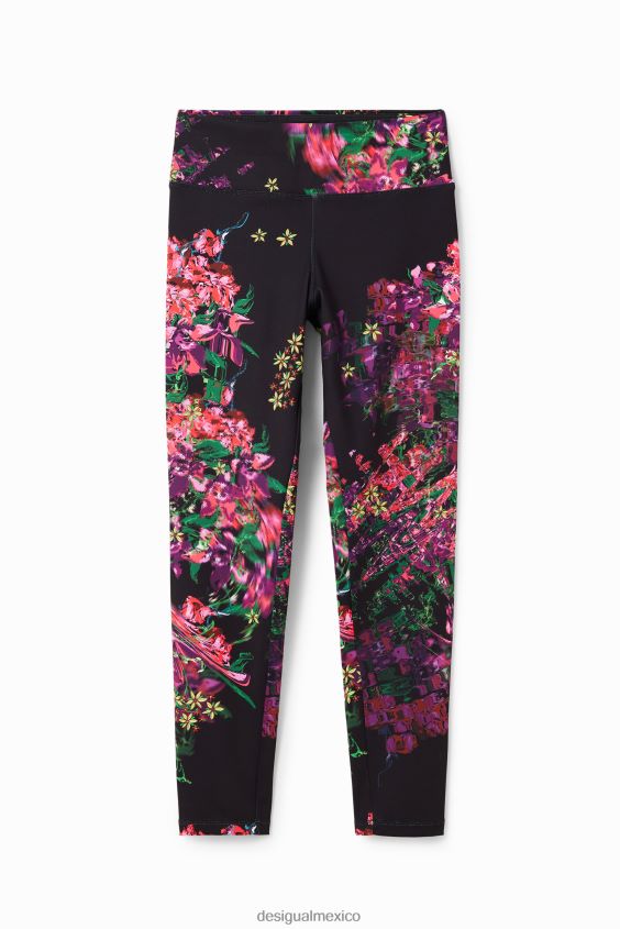 Desigual mujer leggins deportivos florales VZ26R097 ropa