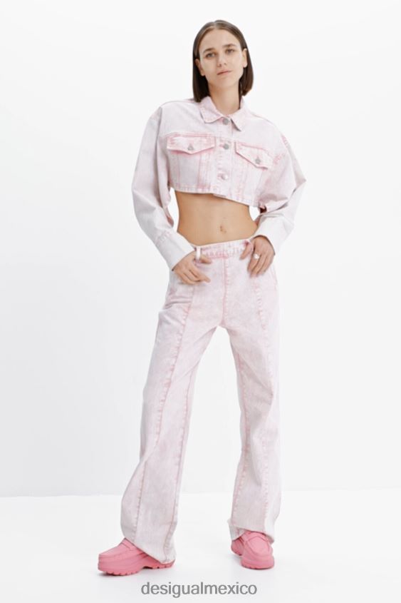 Desigual mujer maitrepierre jeans rectos de pernera ancha VZ26R0924 ropa