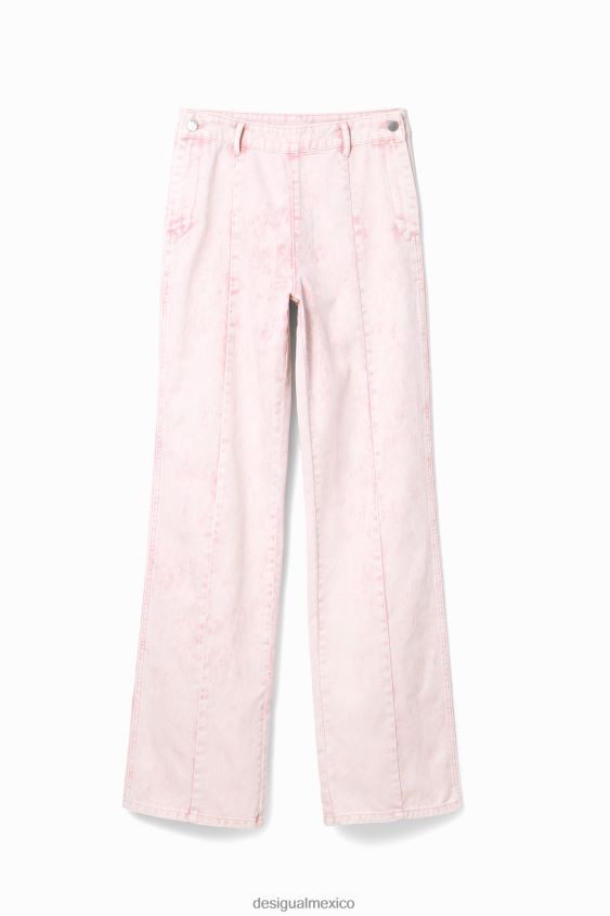 Desigual mujer maitrepierre jeans rectos de pernera ancha VZ26R0924 ropa