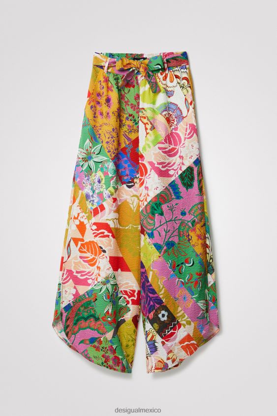 Desigual mujer metro. pantalon christian lacroix con aberturas VZ26R01069 ropa