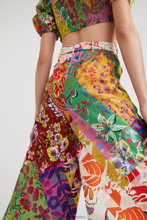 Desigual mujer metro. pantalon christian lacroix con aberturas VZ26R01069 ropa