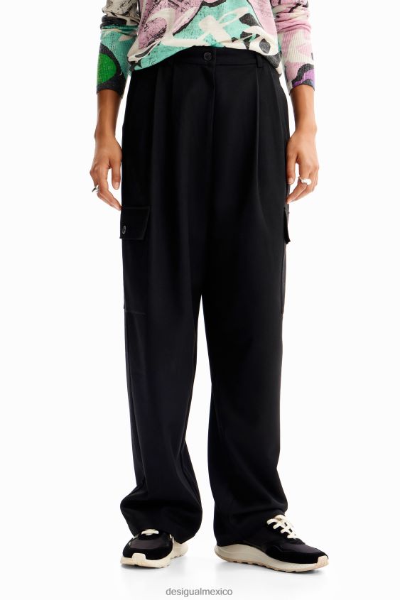 Desigual mujer metro. pantalones de vestir christian lacroix VZ26R0201 ropa