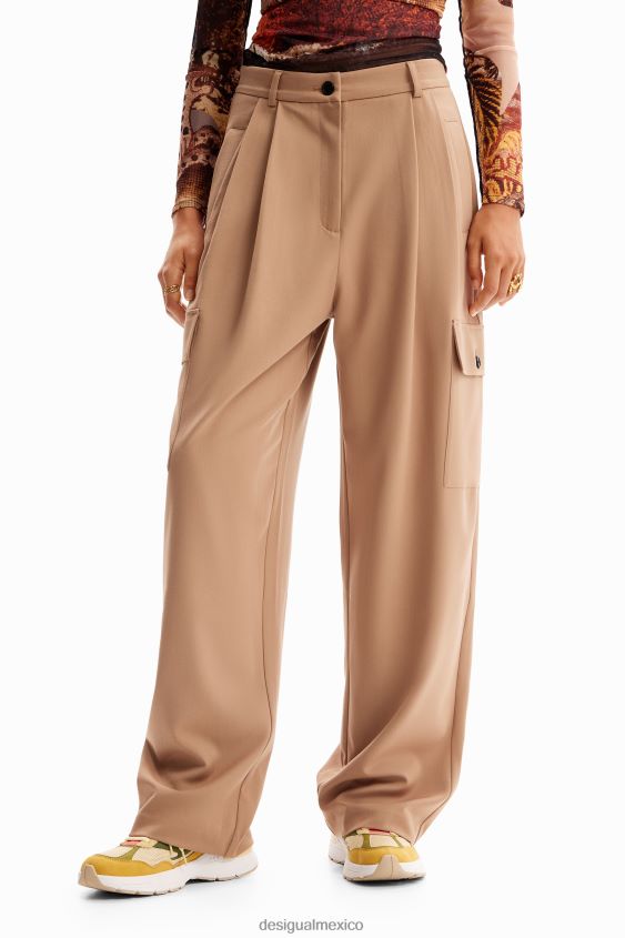 Desigual mujer metro. pantalones de vestir christian lacroix VZ26R062 ropa