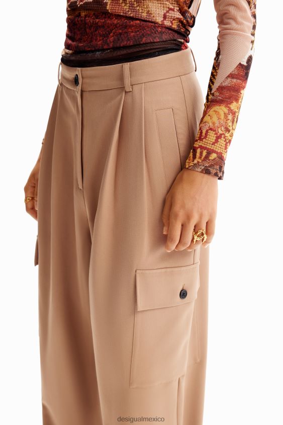 Desigual mujer metro. pantalones de vestir christian lacroix VZ26R062 ropa