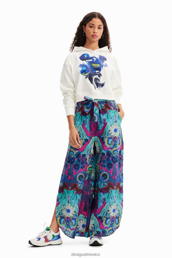 Desigual mujer metro. pantalones palazzo de christian lacroix VZ26R0450 ropa