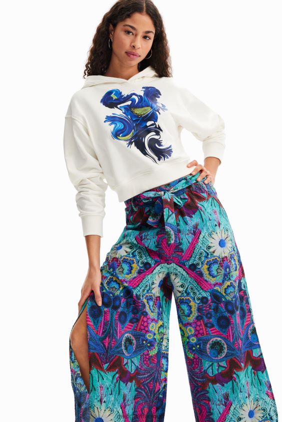 Desigual mujer metro. pantalones palazzo de christian lacroix VZ26R0450 ropa