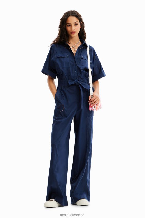 Desigual mujer mono con bordado suizo VZ26R0476 ropa