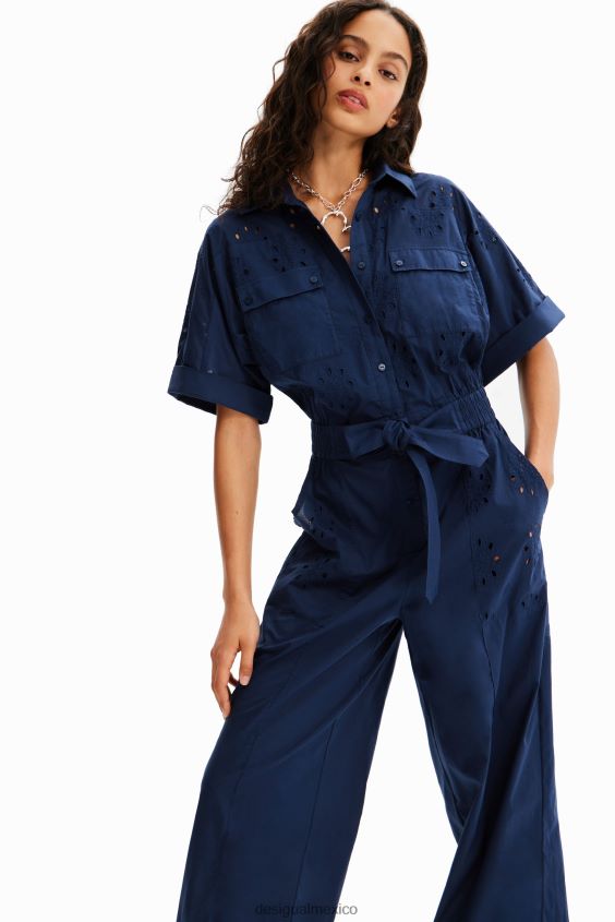 Desigual mujer mono con bordado suizo VZ26R0476 ropa