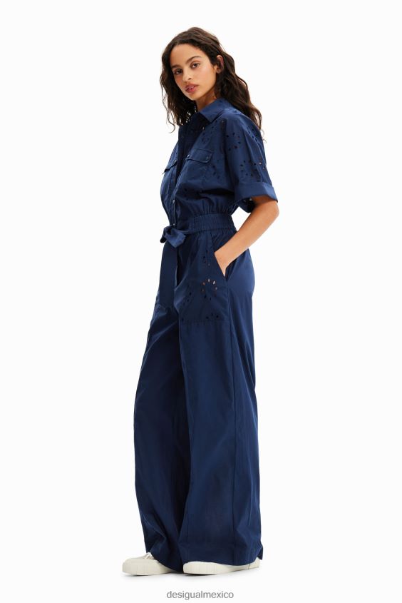 Desigual mujer mono con bordado suizo VZ26R0476 ropa