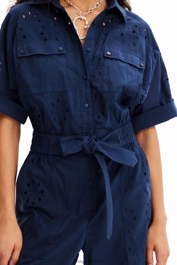 Desigual mujer mono con bordado suizo VZ26R0476 ropa