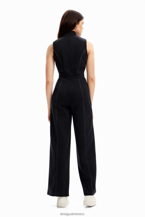 Desigual mujer mono culotte con costuras VZ26R061 ropa