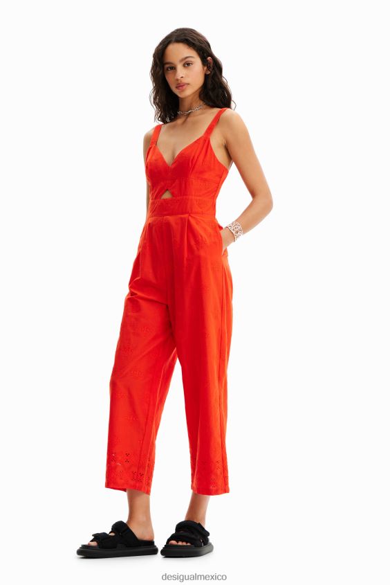 Desigual mujer mono largo flocado VZ26R0879 ropa