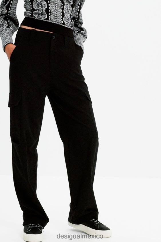 Desigual mujer pantalon cargo basico VZ26R0162 ropa