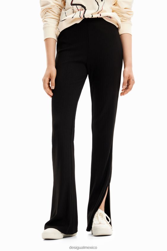 Desigual mujer pantalones acampanados elásticos VZ26R0225 ropa