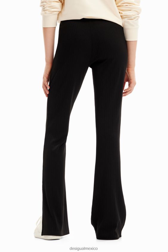 Desigual mujer pantalones acampanados elásticos VZ26R0225 ropa