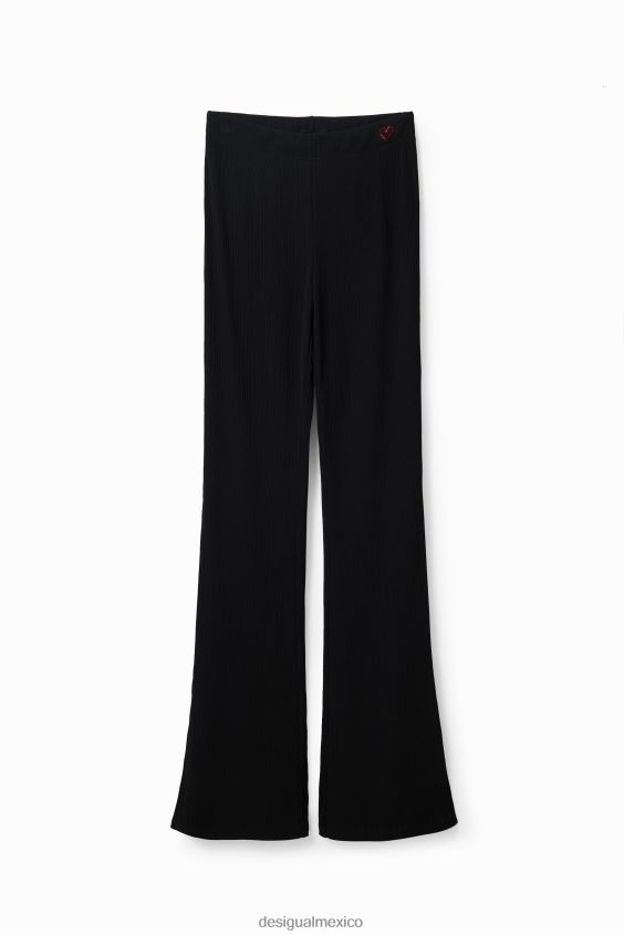 Desigual mujer pantalones acampanados elásticos VZ26R0225 ropa