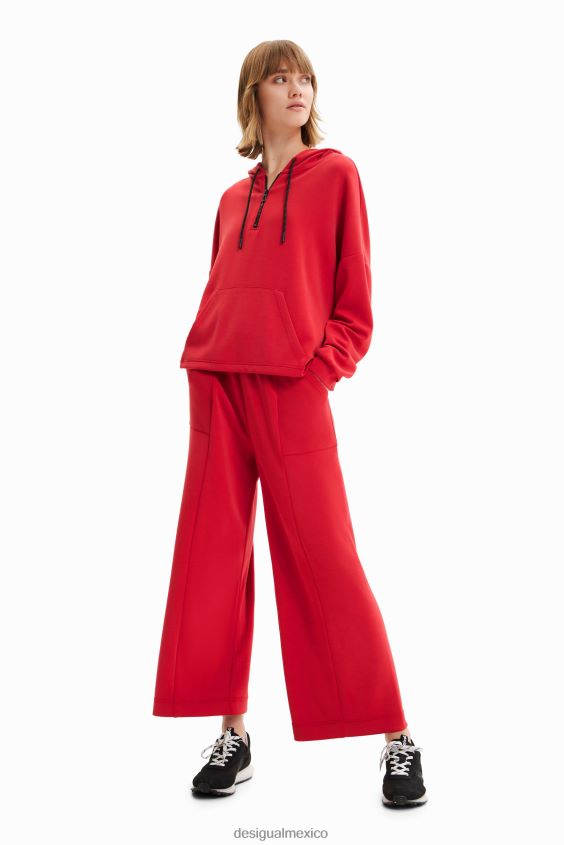 Desigual mujer pantalones anchos suaves al tacto VZ26R0398 ropa