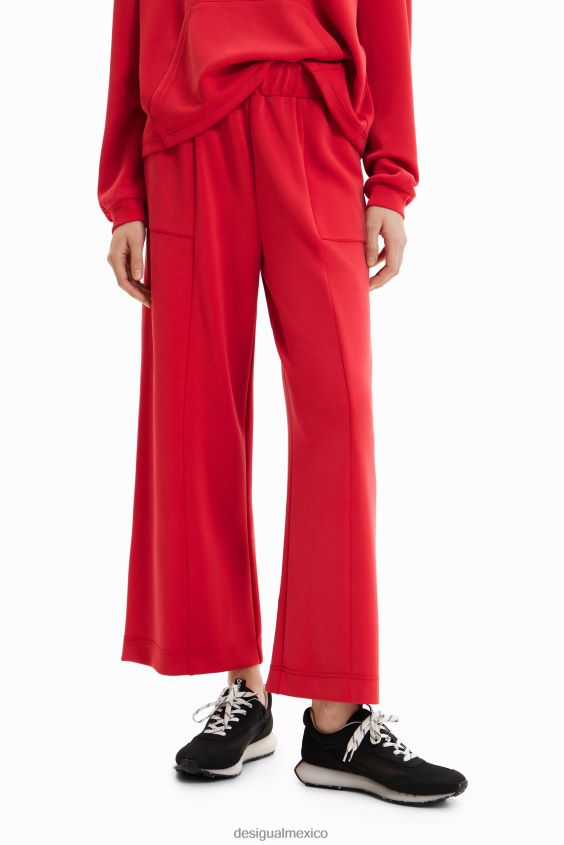 Desigual mujer pantalones anchos suaves al tacto VZ26R0398 ropa