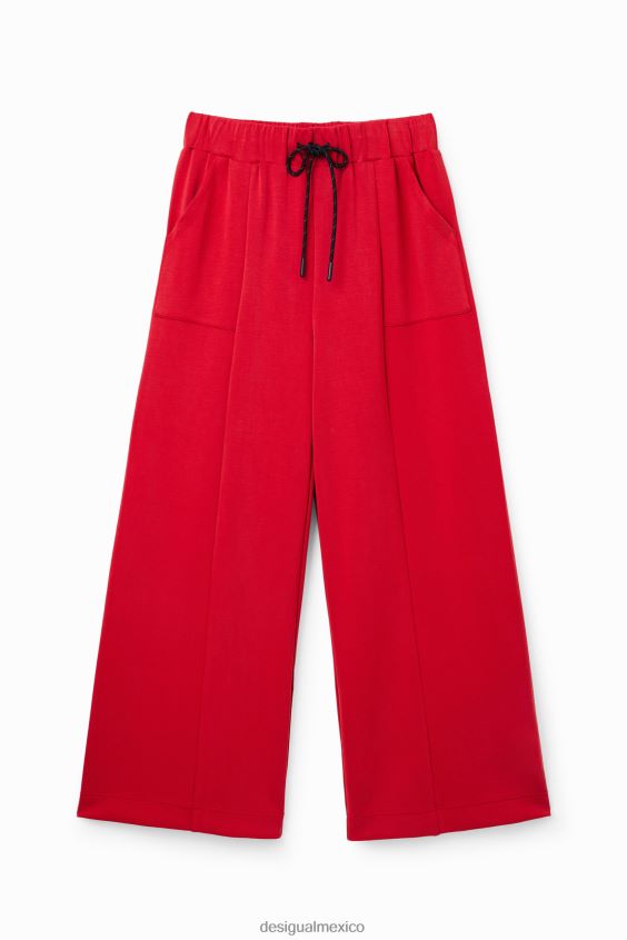 Desigual mujer pantalones anchos suaves al tacto VZ26R0398 ropa