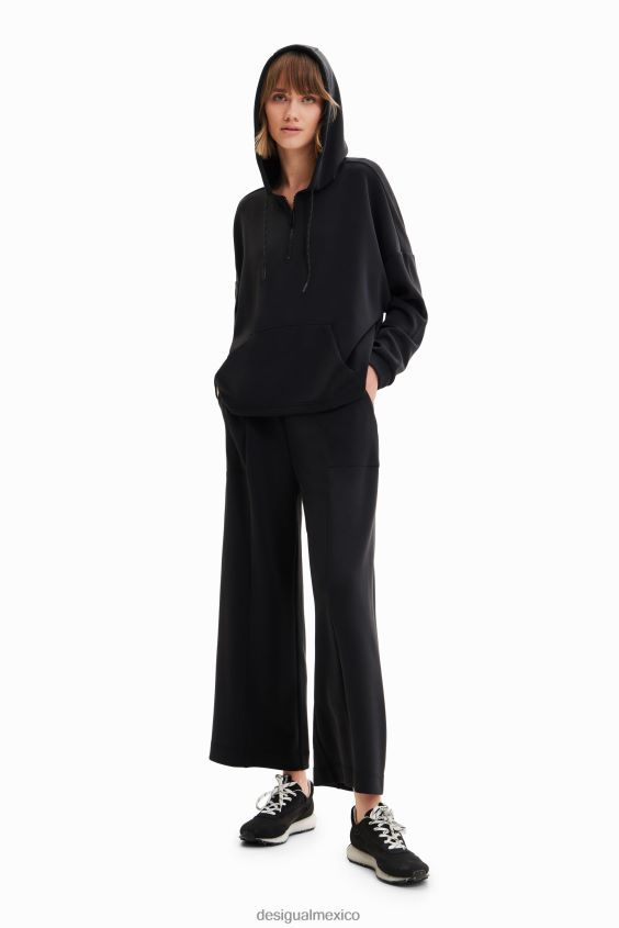 Desigual mujer pantalones anchos suaves al tacto VZ26R0918 ropa