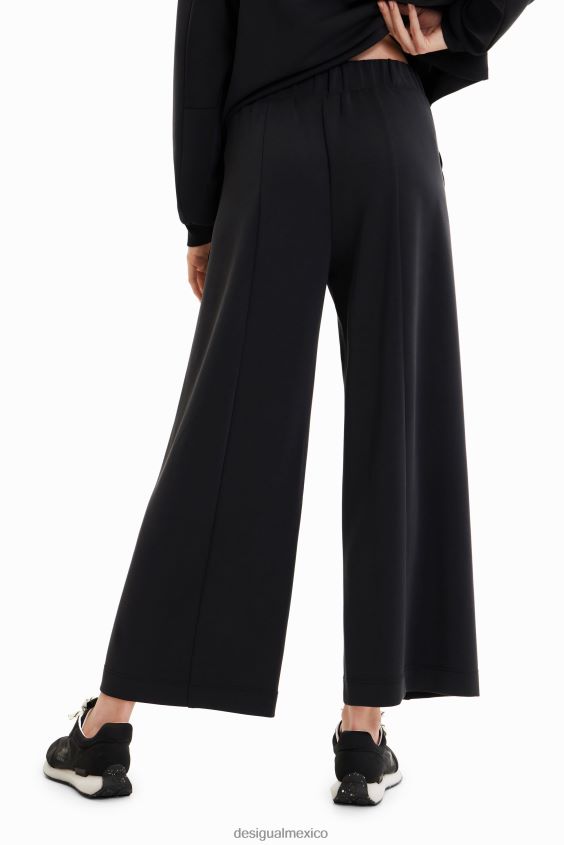 Desigual mujer pantalones anchos suaves al tacto VZ26R0918 ropa