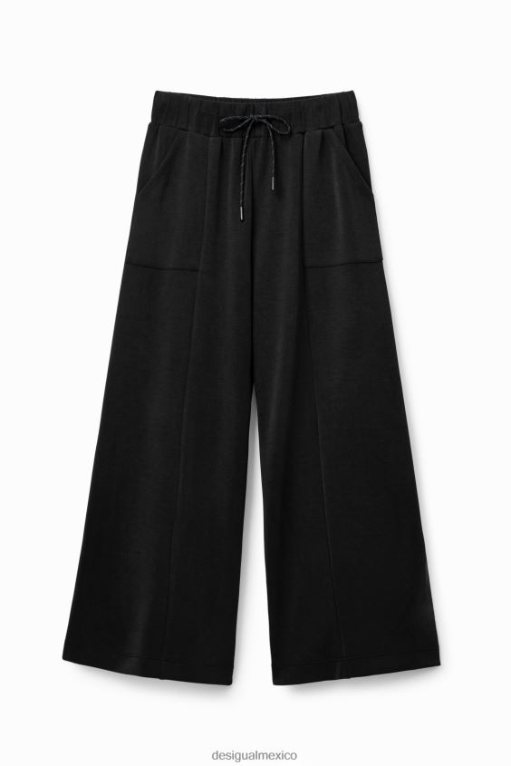 Desigual mujer pantalones anchos suaves al tacto VZ26R0918 ropa