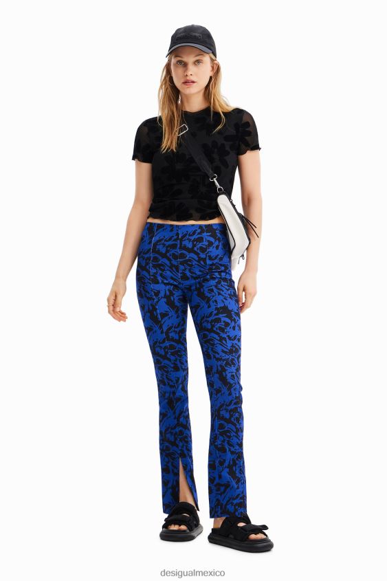 Desigual mujer pantalones arty con aberturas VZ26R0610 ropa