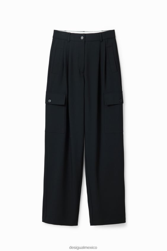 Desigual mujer pantalones cargo anchos VZ26R0133 ropa