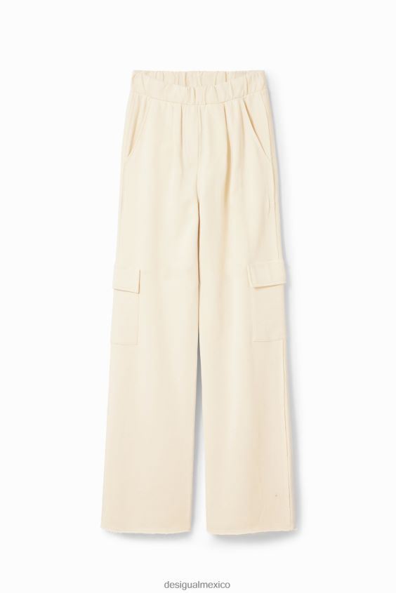 Desigual mujer pantalones cargo anchos VZ26R0236 ropa
