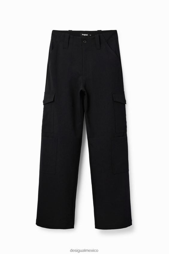 Desigual mujer pantalones cargo fluidos VZ26R0198 ropa