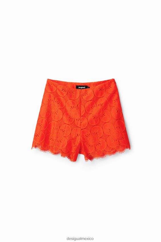 Desigual mujer pantalones cortos de encaje retro VZ26R0538 ropa