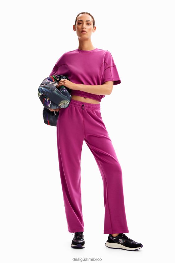 Desigual mujer pantalones deportivos anchos VZ26R0171 ropa