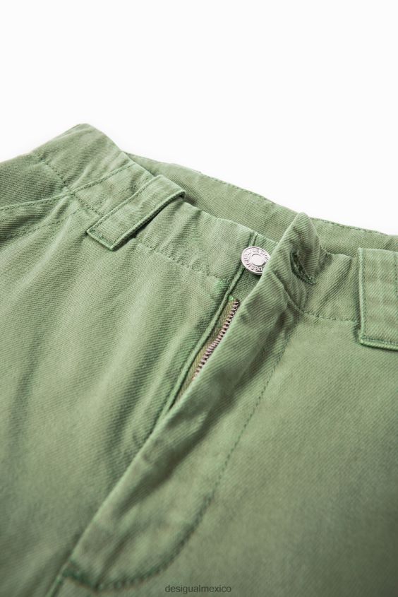 Desigual mujer pantalones largos tipo cargo VZ26R0247 ropa