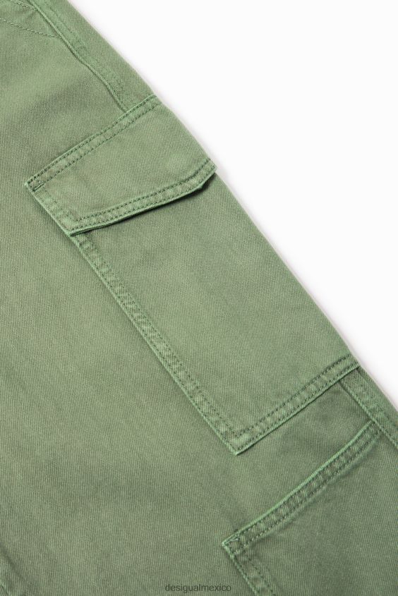 Desigual mujer pantalones largos tipo cargo VZ26R0247 ropa