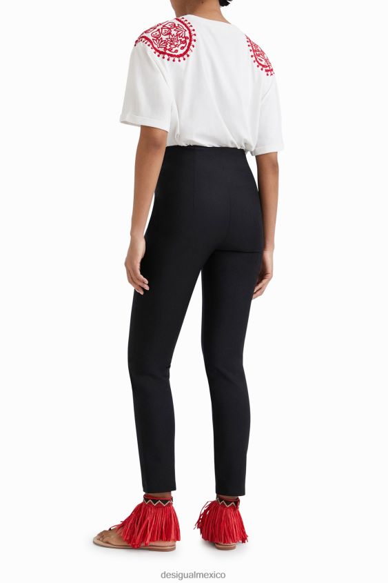 Desigual mujer pantalones pitillo stella jean VZ26R01079 ropa
