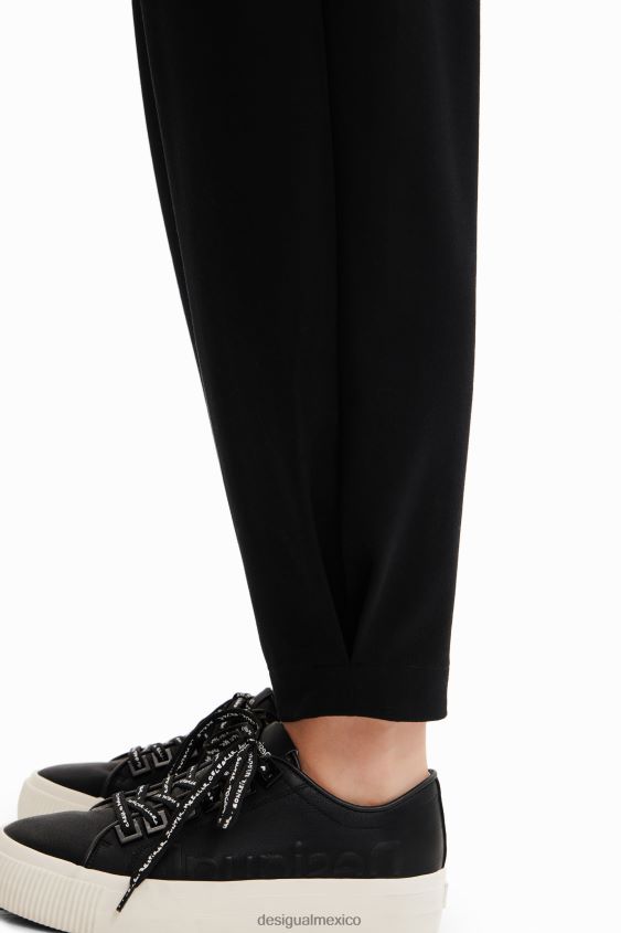 Desigual mujer pantalones plisados VZ26R0981 ropa