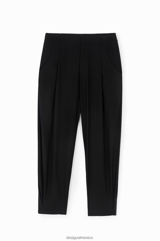 Desigual mujer pantalones plisados VZ26R0981 ropa