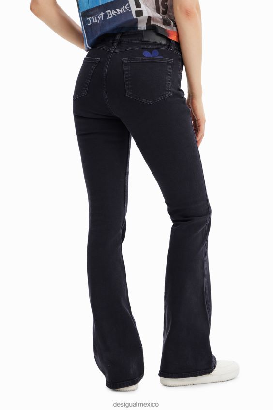 Desigual mujer vaqueros acampanados VZ26R0581 ropa