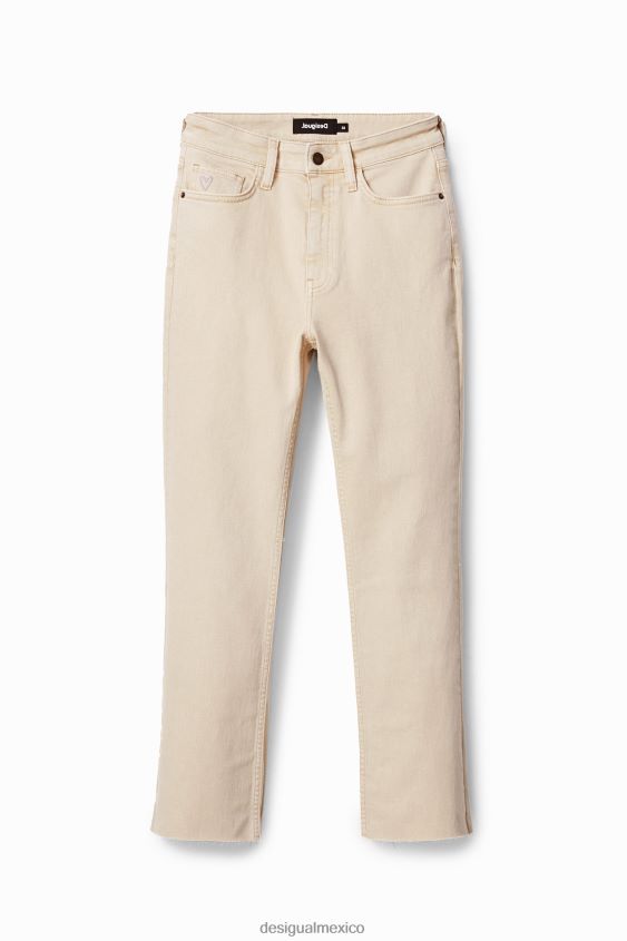 Desigual mujer vaqueros capri acampanados VZ26R0755 ropa