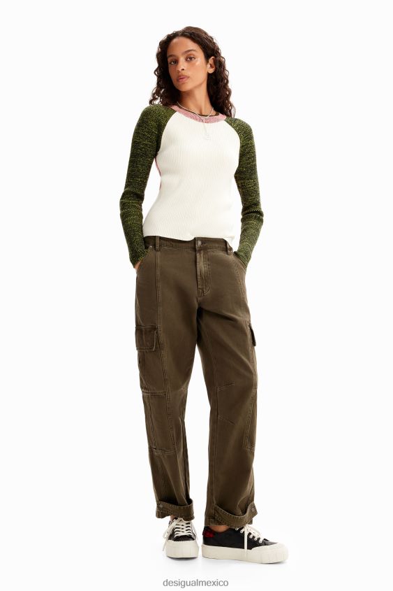 Desigual mujer vaqueros cargo VZ26R0148 ropa