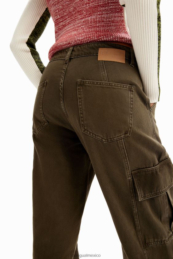 Desigual mujer vaqueros cargo VZ26R0148 ropa