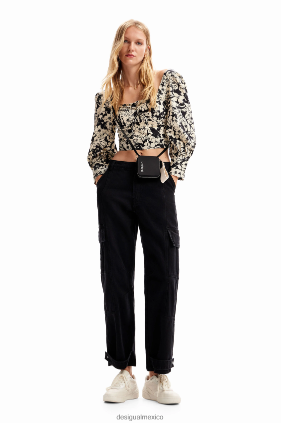 Desigual mujer vaqueros cargo VZ26R0249 ropa
