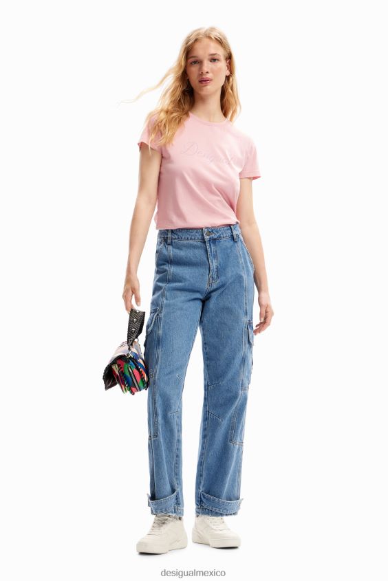 Desigual mujer vaqueros cargo VZ26R0884 ropa
