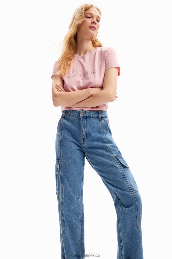 Desigual mujer vaqueros cargo VZ26R0884 ropa