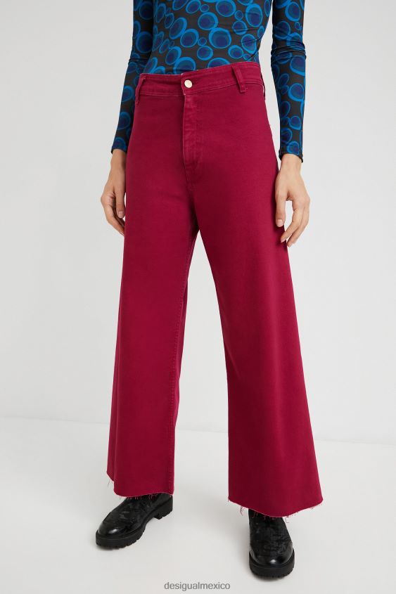 Desigual mujer vaqueros culotte capri VZ26R0735 ropa