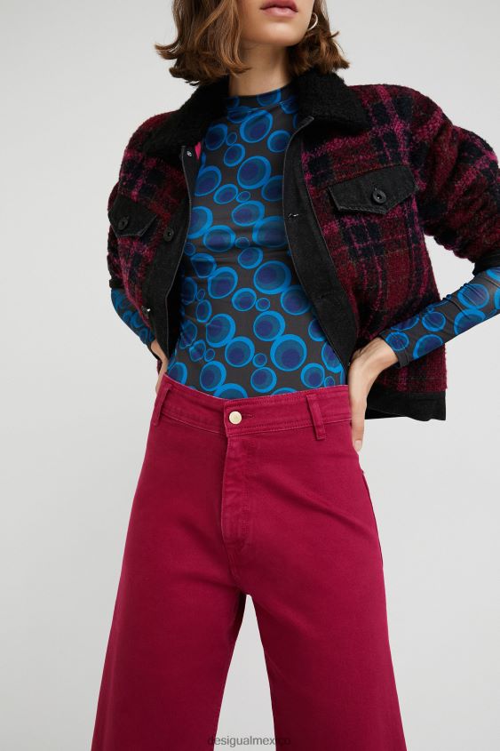 Desigual mujer vaqueros culotte capri VZ26R0735 ropa