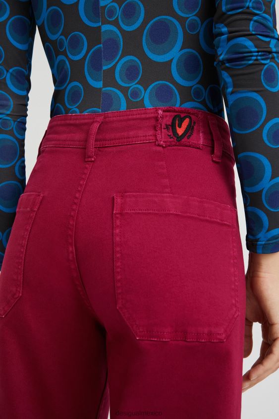 Desigual mujer vaqueros culotte capri VZ26R0735 ropa